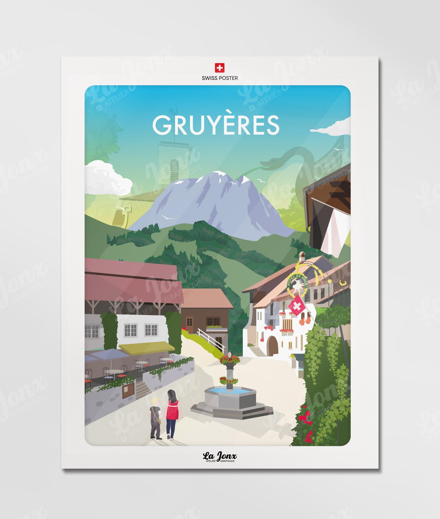 La-Jonx Gruyères - Poster  