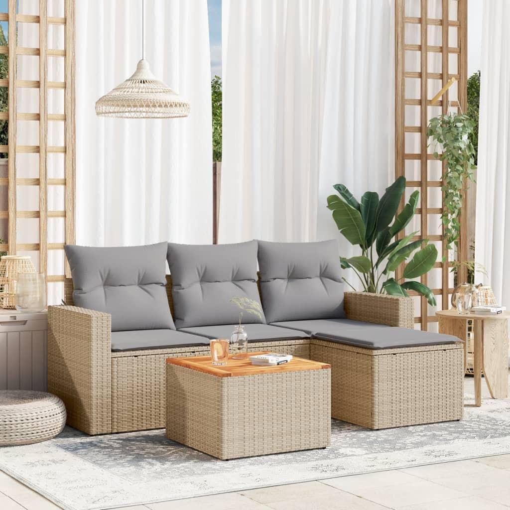 VidaXL Garten sofagarnitur poly-rattan  