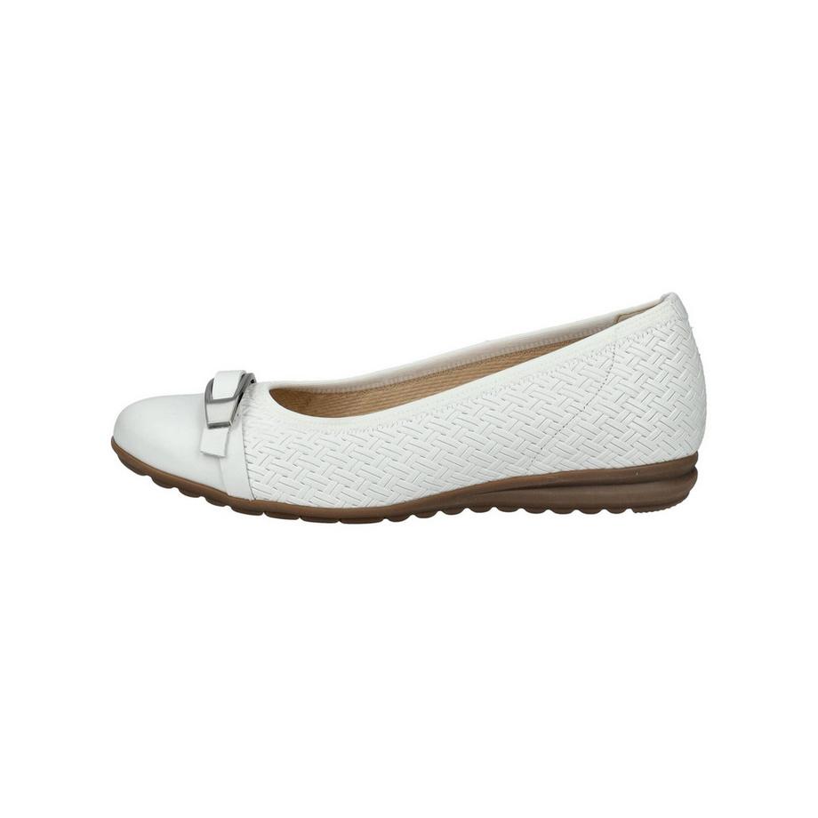 Gabor Ballerine con texture intrecciata e dettaglio metallico  