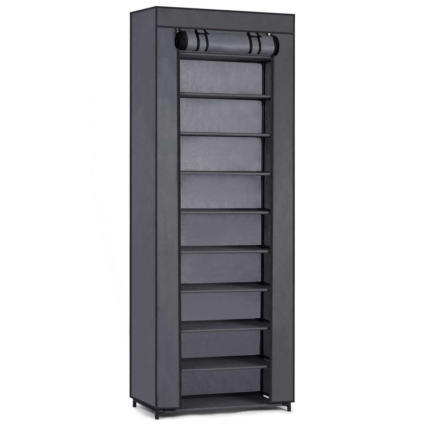 B2X Textilschuhschrank Massido – Graphit  