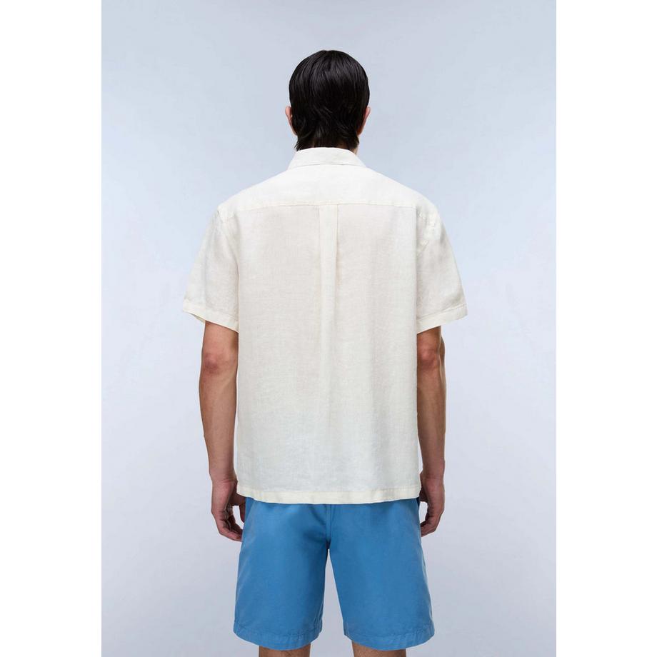 NAPAPIJRI G-Linen SS 1 Camicia a Maniche Corte  