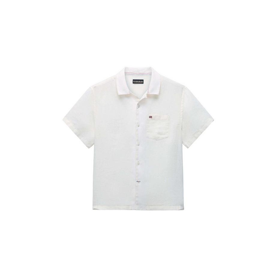 NAPAPIJRI G-Linen SS 1 Camicia a Maniche Corte  