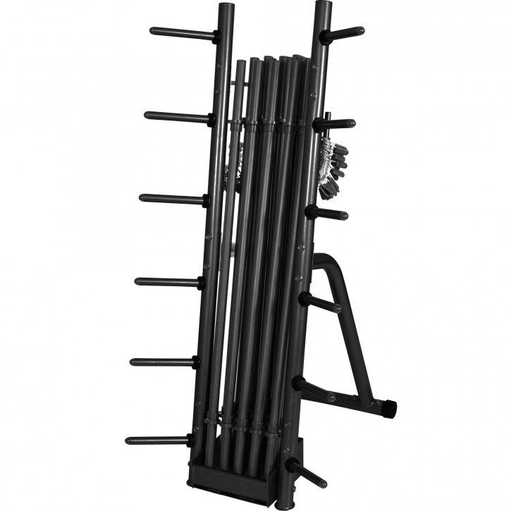 Gorilla Sports  RACK DE RANGEMENT BODY PUMP | POUR POIDS 30/31 MM | MUSCULATION 