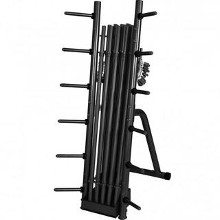 Gorilla Sports  RACK DE RANGEMENT BODY PUMP | POUR POIDS 30/31 MM | MUSCULATION 