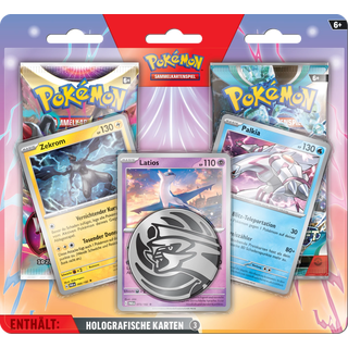 Pokémon  TCG: Scarlet & Violet - Enhanced 2-Pack Blister Latios & Palkia Zekrom Blisters - DE 