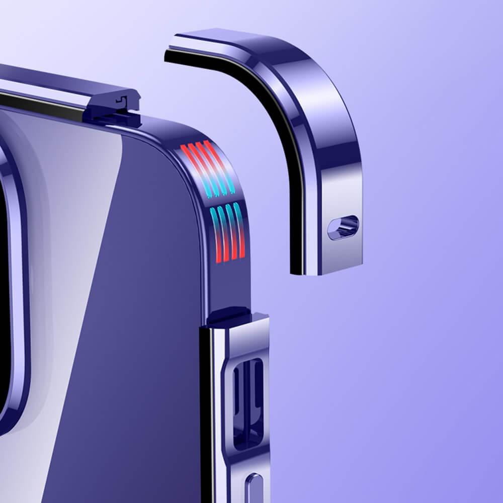 Cover-Discount  iPhone 14 Plus - Magnetische Schutzhülle Mit Panzerglas 