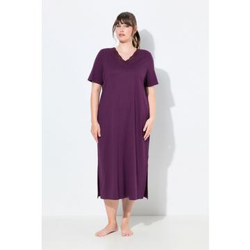 Chemise de nuit V, broderie, modal