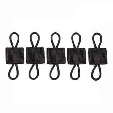 Chiusura per zaino - 5 pezzi - nero