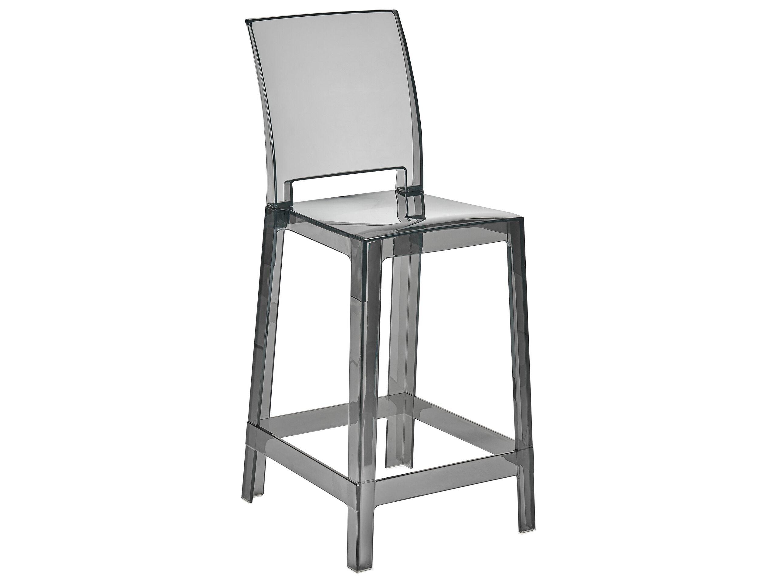 Beliani Lot de 2 chaises de bar en Polycarbonate Moderne WELLINGTON  