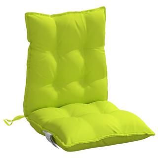 VidaXL Coussin de chaise à dossier bas tissu  