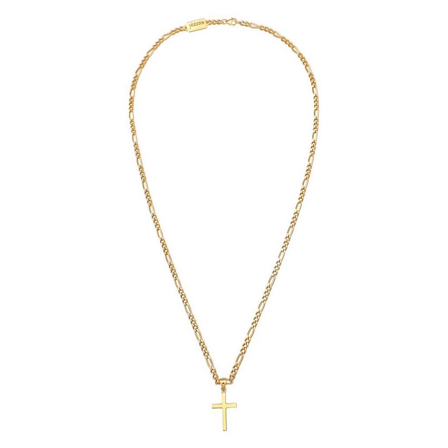 Kuzzoi  Halskette  Figarokette Kreuz 925 Silber 