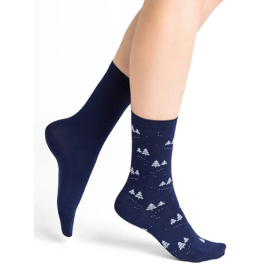 BLEU FORET Chaussettes Fashion Lot de 2  