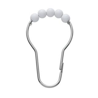 diaqua Anelli per tenda doccia Esra bianco / ovale  