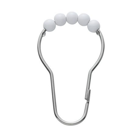 diaqua Anelli per tenda doccia Esra bianco / ovale  