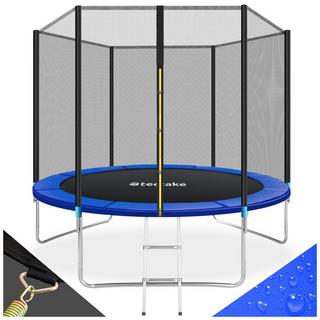 Tectake  Trampolino con rete di protezione 