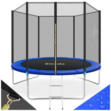 Trampolino con rete di protezione