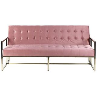 Beliani 3 Sitzer Sofa aus Samtstoff Glamourös MARSTAL  