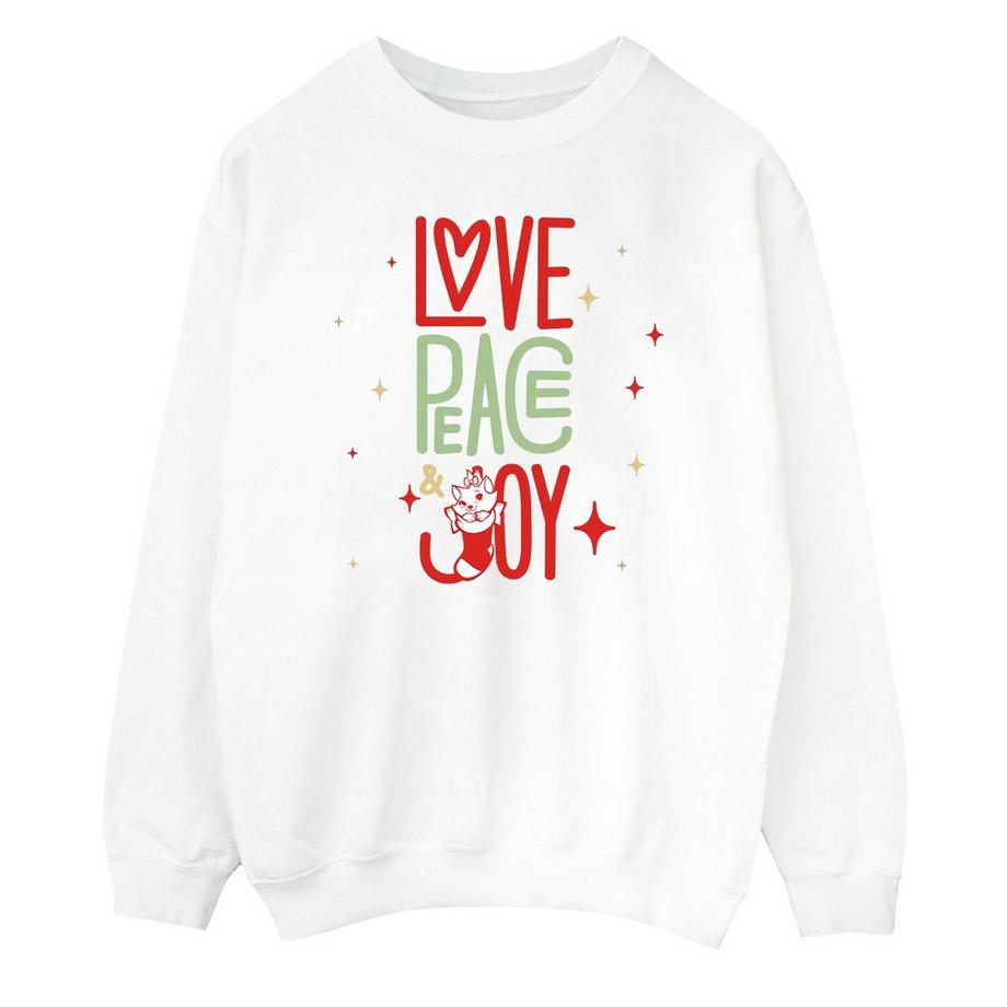 The Aristocats Love Peace Joy Sweatshirt