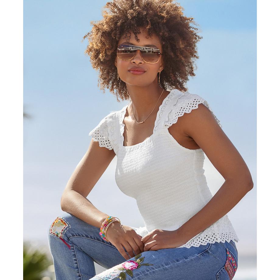 Joe Browns Haut ajusté à volants  