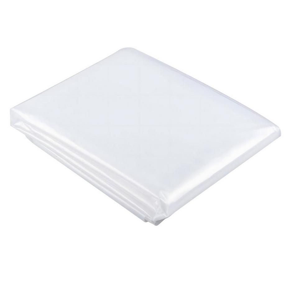 Pellicola per serra 7x8 m pellicola da giardino impermeabile con protezione UV, pellicola extra spessa antistrappo in plastica, telone per serra polytunnel, pellicola per tunnel per uso esterno, trasparente