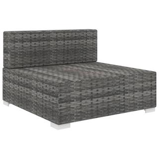 VidaXL Mittelsofa poly-rattan  