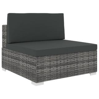 VidaXL Mittelsofa poly-rattan  