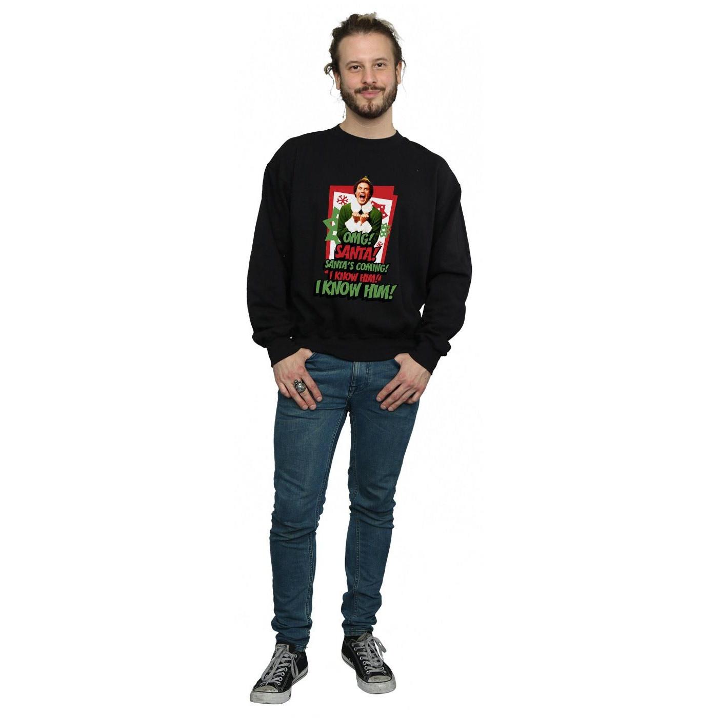 Elf OMG Santa Sweatshirt  
