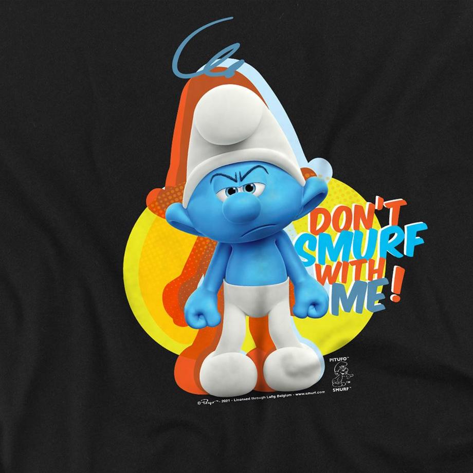 Les Stroumpfs T-Shirt Don't Smurf With Me  