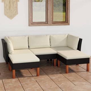 VidaXL Garten-sofa-set poly-rattan  