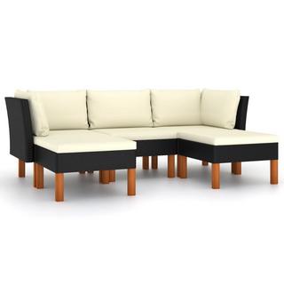 VidaXL Garten-sofa-set poly-rattan  