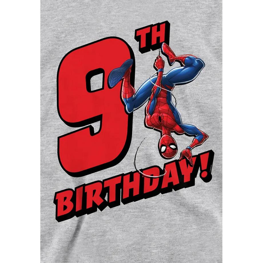 Spider-Man  Kapuzenpullover, Meliert, 9 Geburtstag 