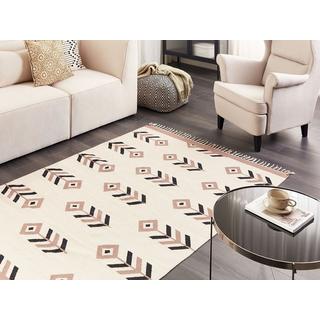 Beliani Tapis en Coton Boho NIAVAN  