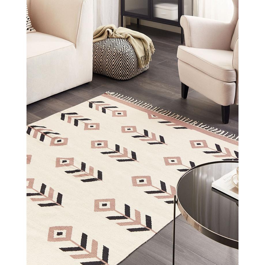 Beliani Tapis en Coton  NIAVAN  