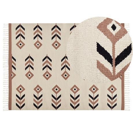 Beliani Tapis en Coton Boho NIAVAN  