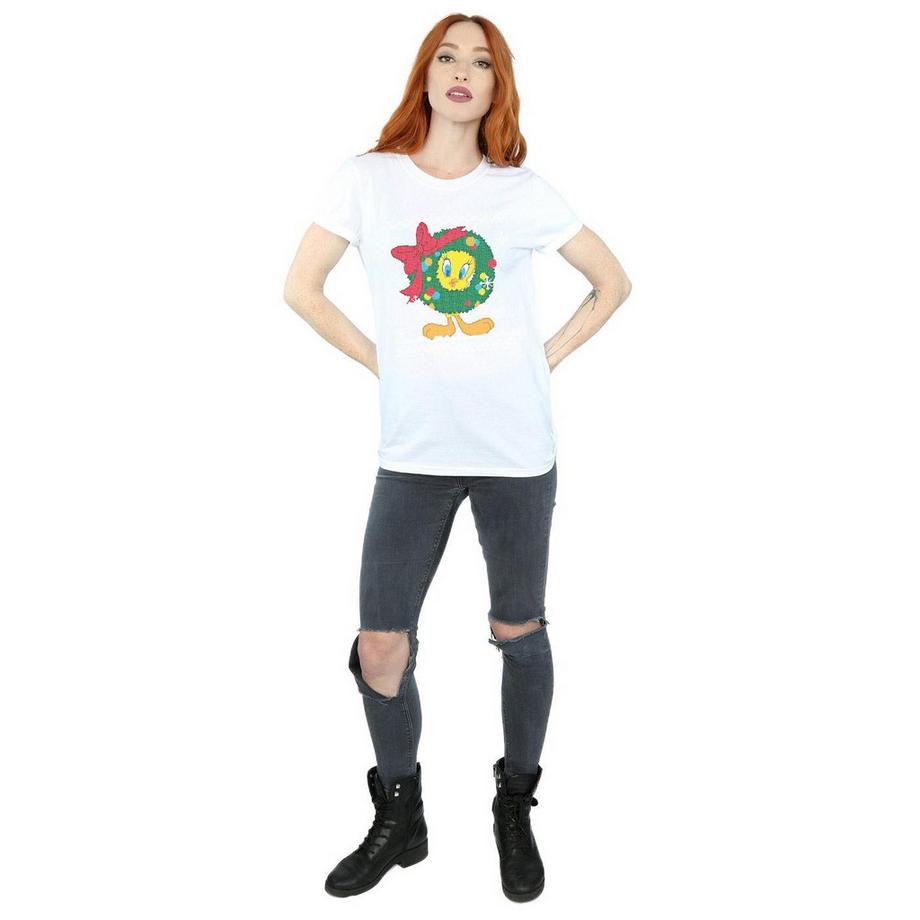 LOONEY TUNES Tweety Pie Christmas Fair Isle T-Shirt  