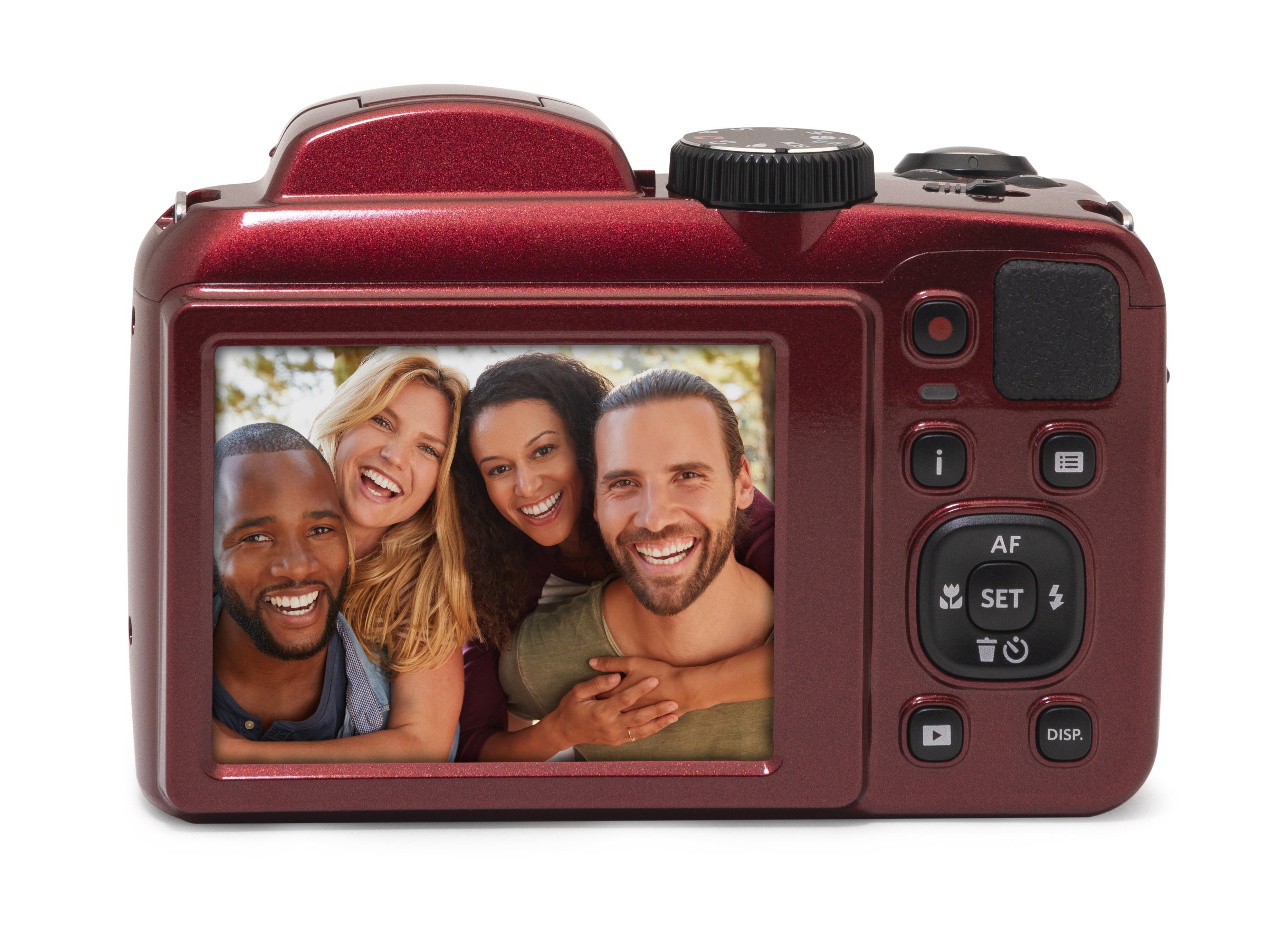 Kodak  Kodak PIXPRO AZ255 1/2.3" Appareil-photo compact 16,35 MP BSI CMOS 4608 x 3456 pixels Rouge 