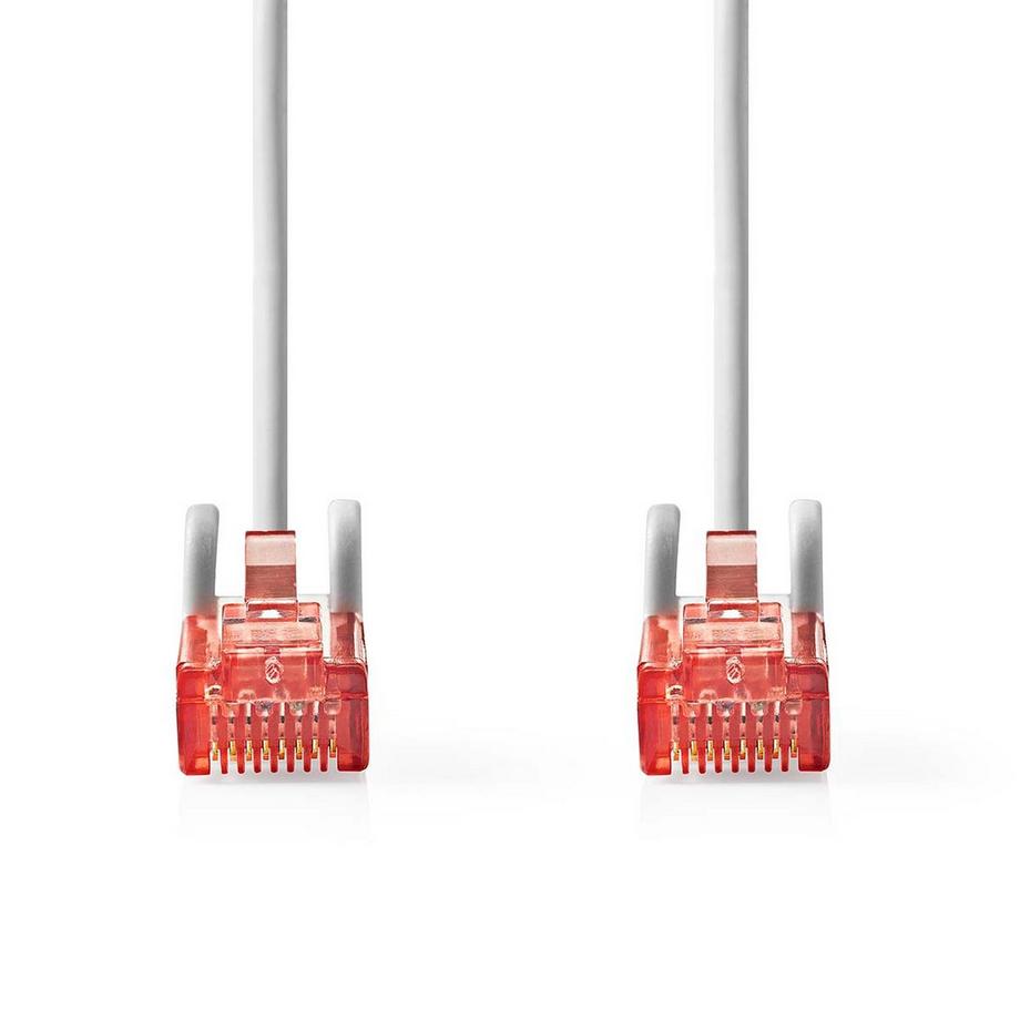 Nedis  Cavo di rete CAT6 | RJ45 maschio | RJ45 maschio | U/UTP | 0,25 m | Rotondo | PVC | Grigio | Etichetta 