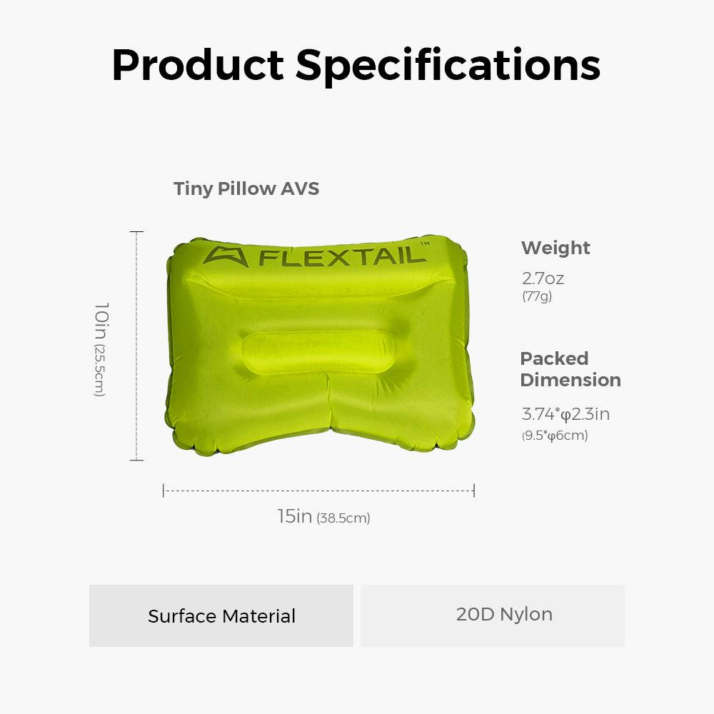 Flextail TINY AVS Pillow Cuscino da Campeggio  