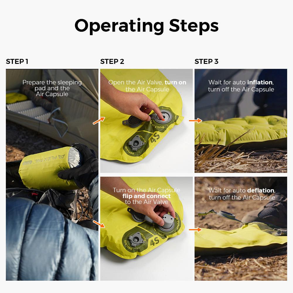 Flextail TINY AVS Pillow Cuscino da Campeggio  