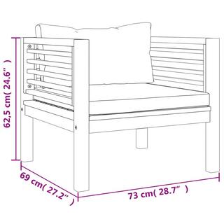 VidaXL sedia Legno  