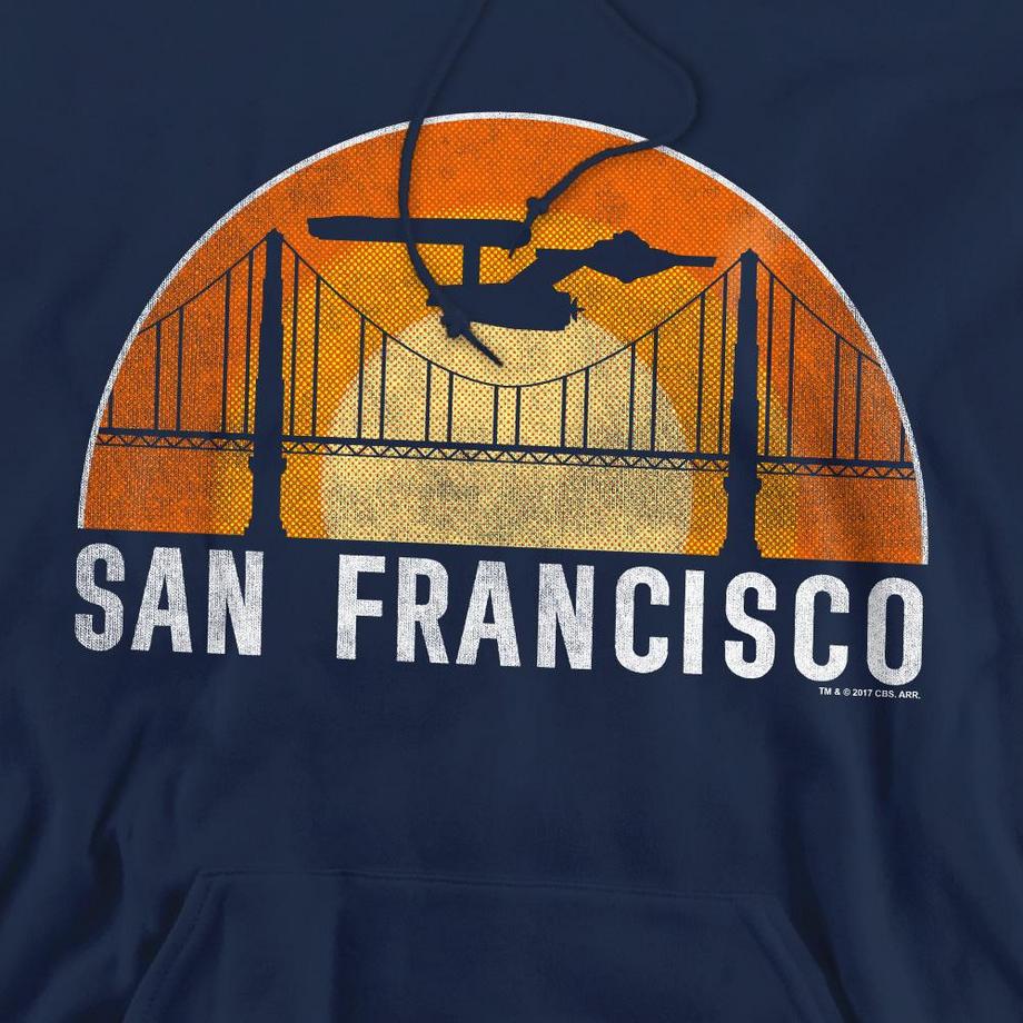 Star Trek San Francisco Trek Felpa con Cappuccio  