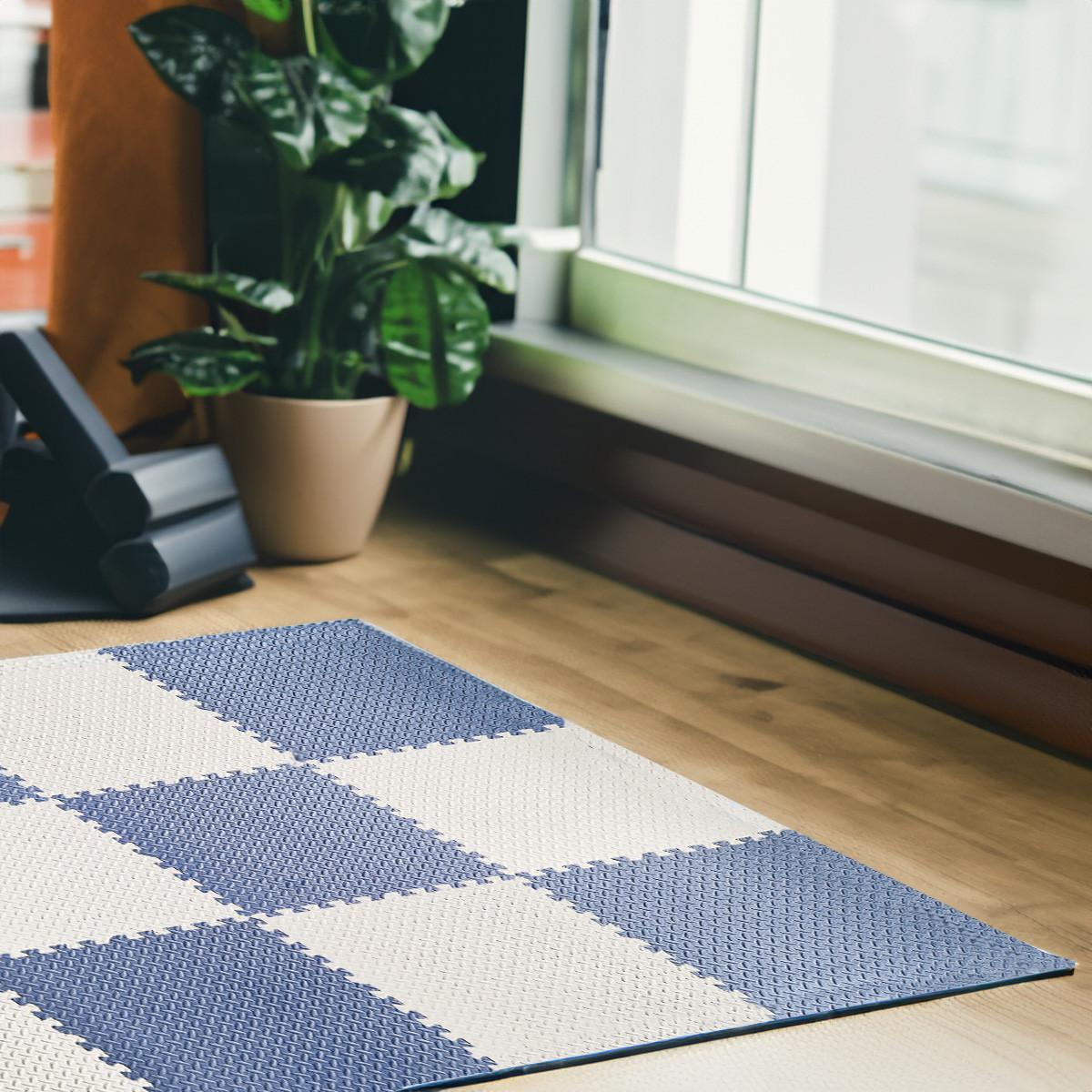 GladiatorFit  Pavimento puzzle multisport in schiuma di Eva 60X60x1cm GladiatorFit (set di 12) 