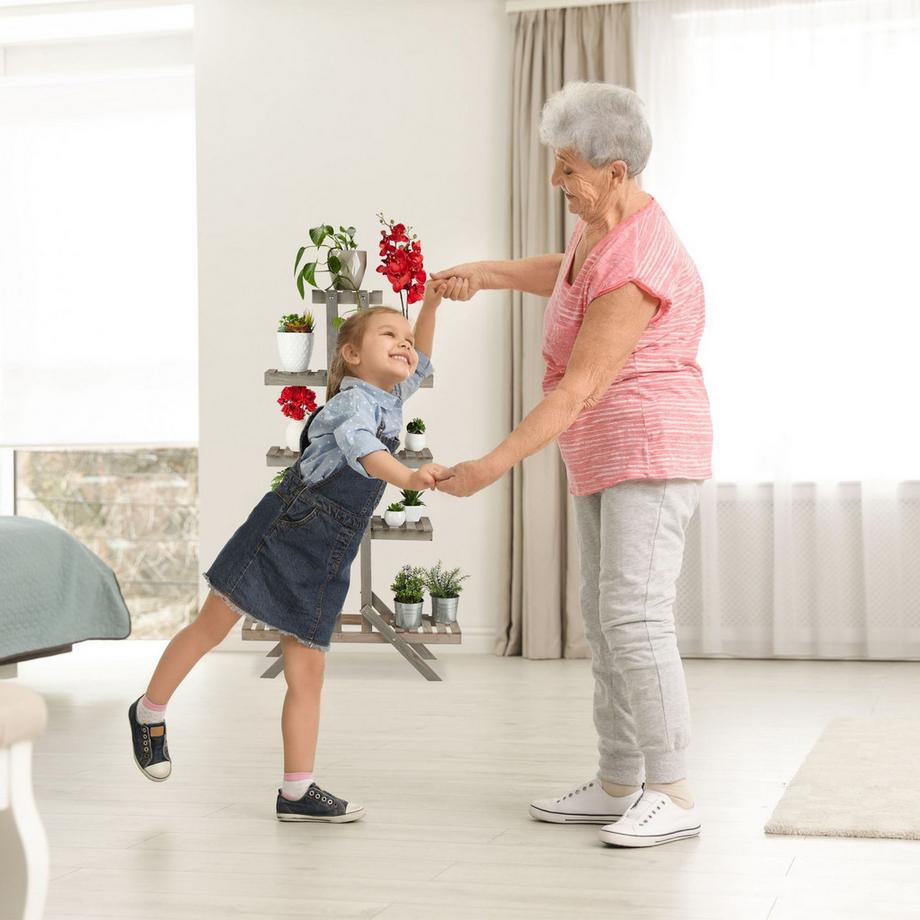 Northix 5-stöckiges Blumenregal  