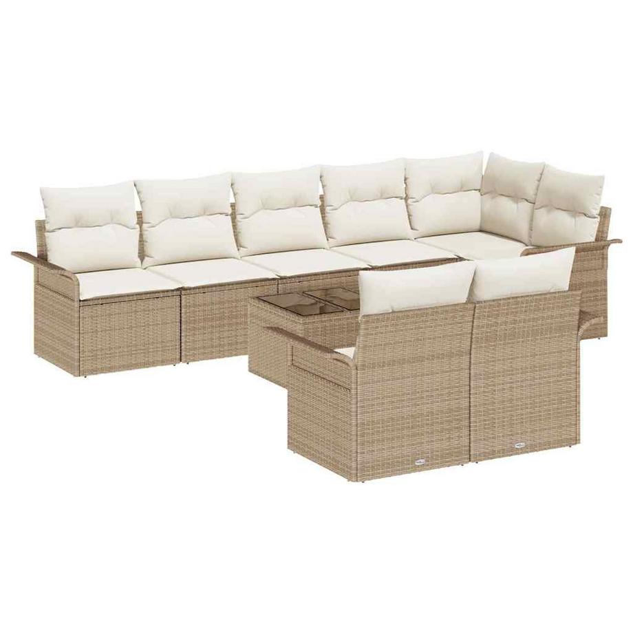 Set Divano da Giardino Polyrattan