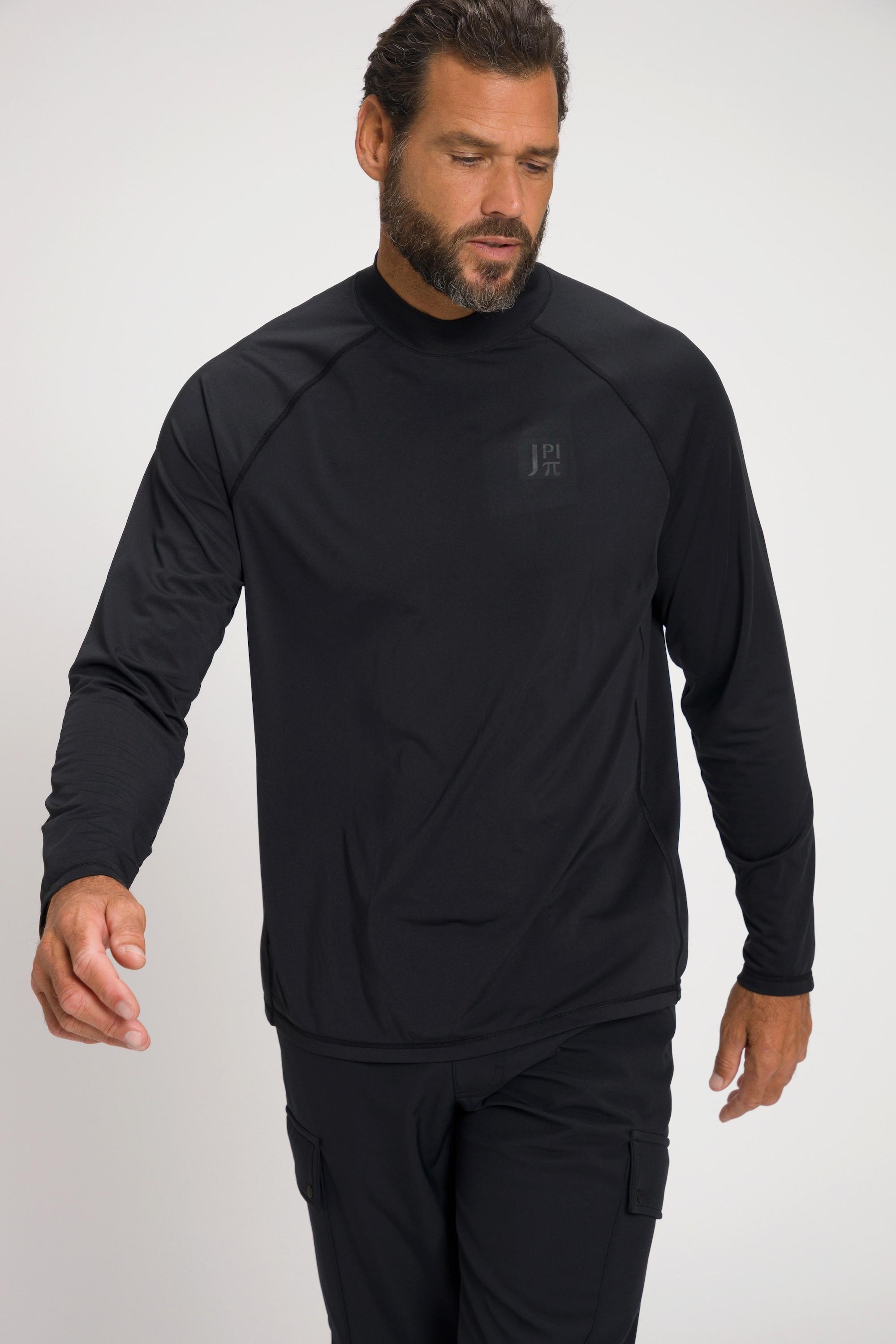 JP1880  Maglia per il fitness con collo alto, stampa e maniche lunghe 