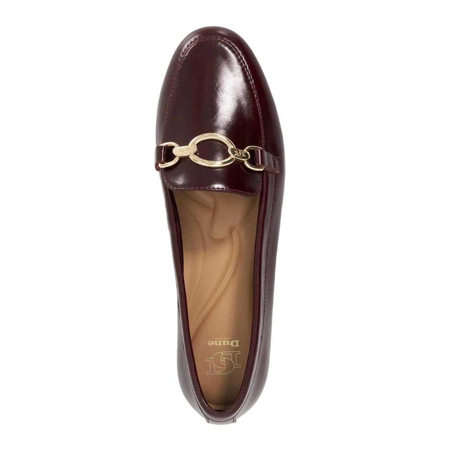 Dune London Mocassins Gladia en Cuir avec Détail de Trense  