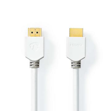 Câble HDMI™ haute vitesse avec Ethernet | Connecteur HDMI™ | Connecteur HDMI™ | 4K@60Hz | ARC | 18 Gbps | 1,50 m | Rond | PVC | Blanc | Boîte