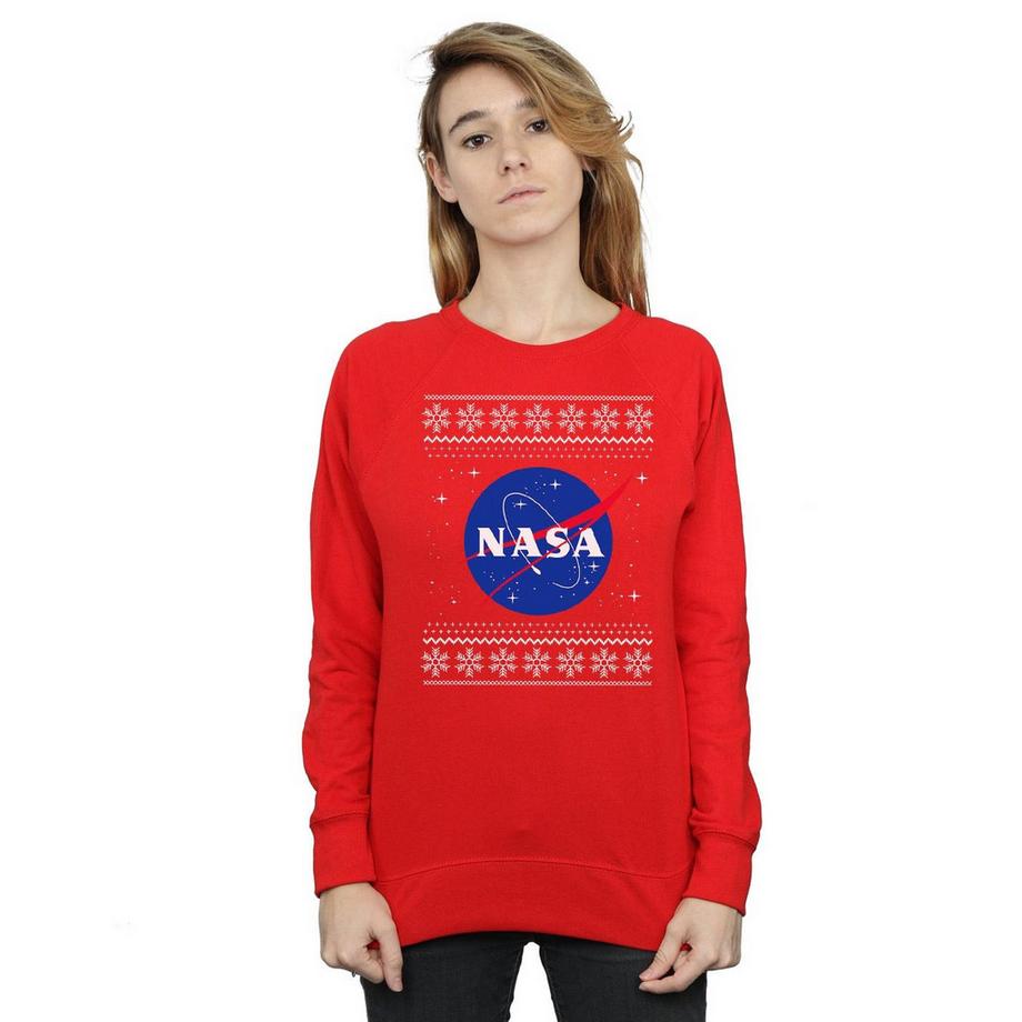 Nasa Sweatshirt Imprimé Noël  