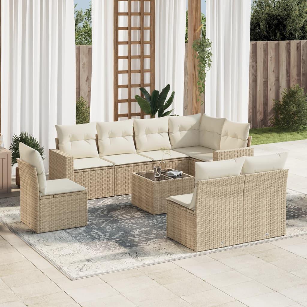 VidaXL Garten sofagarnitur poly-rattan  