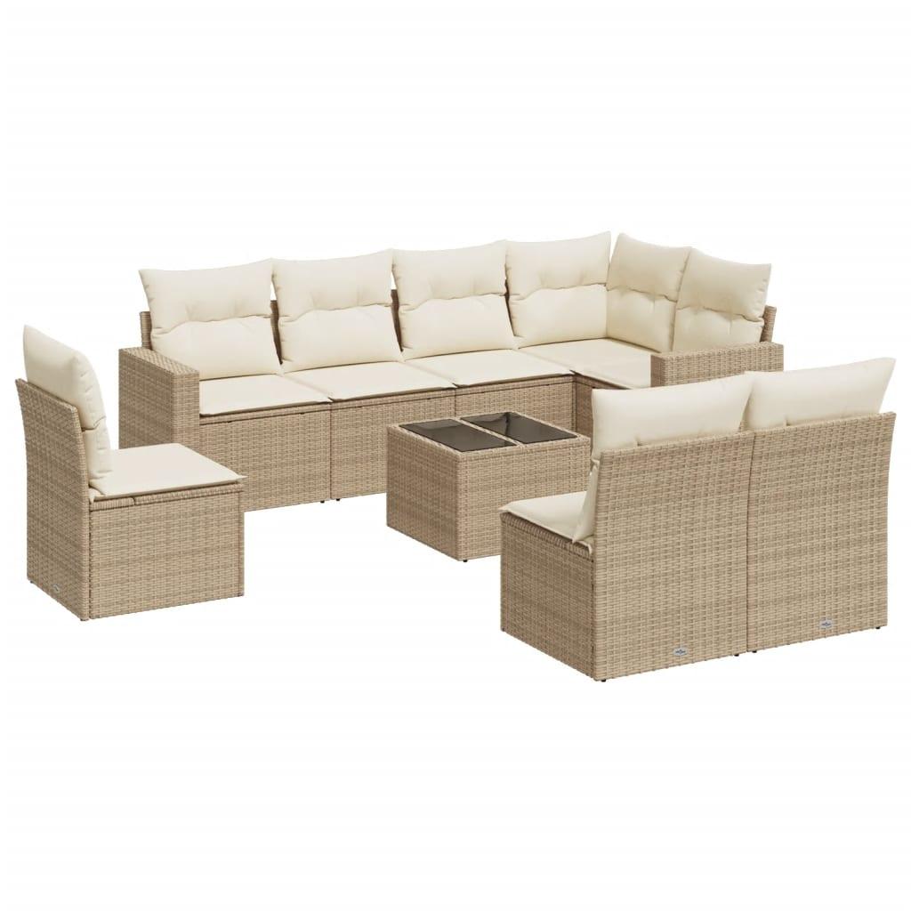 VidaXL Garten sofagarnitur poly-rattan  